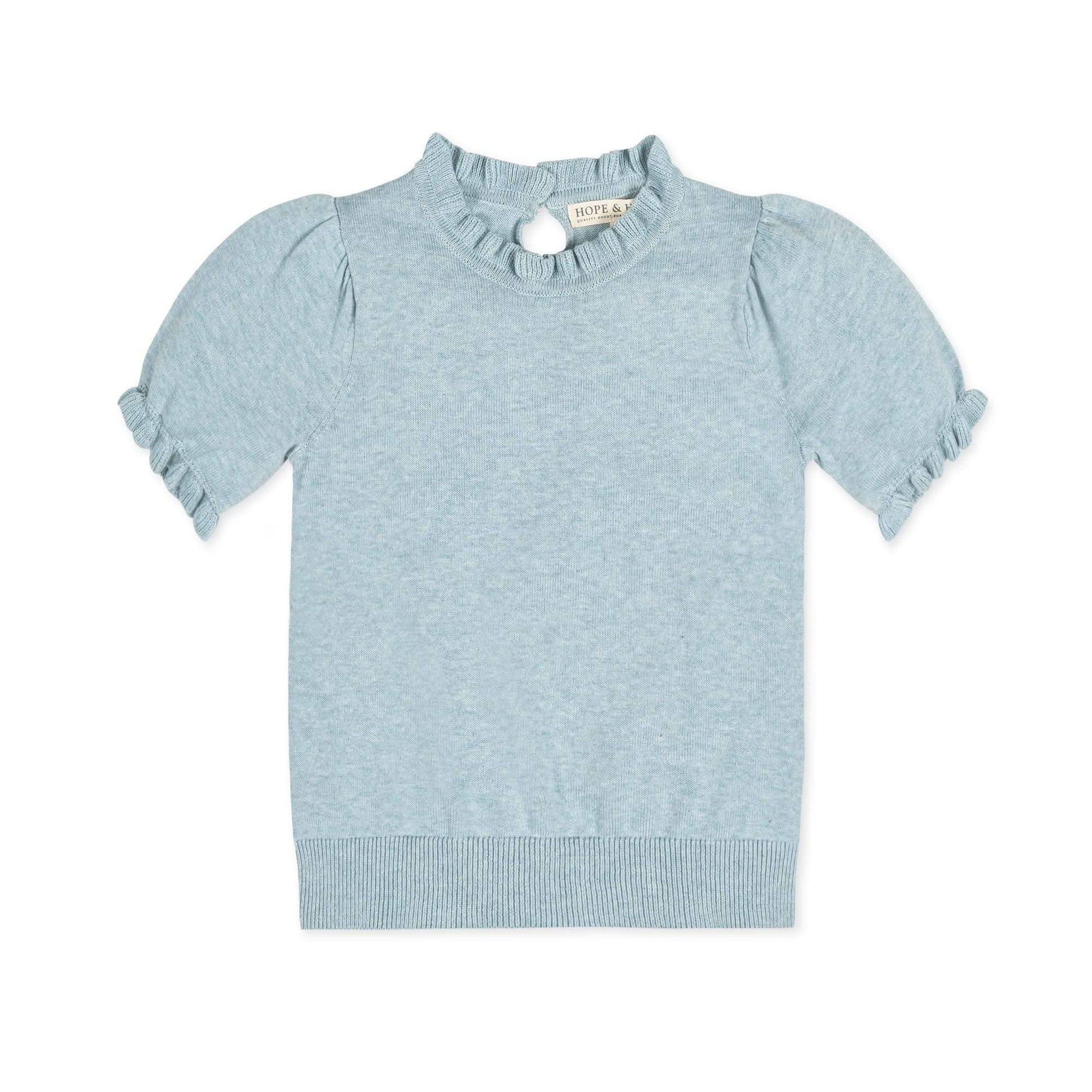 Organic Puff Sleeve Sweater