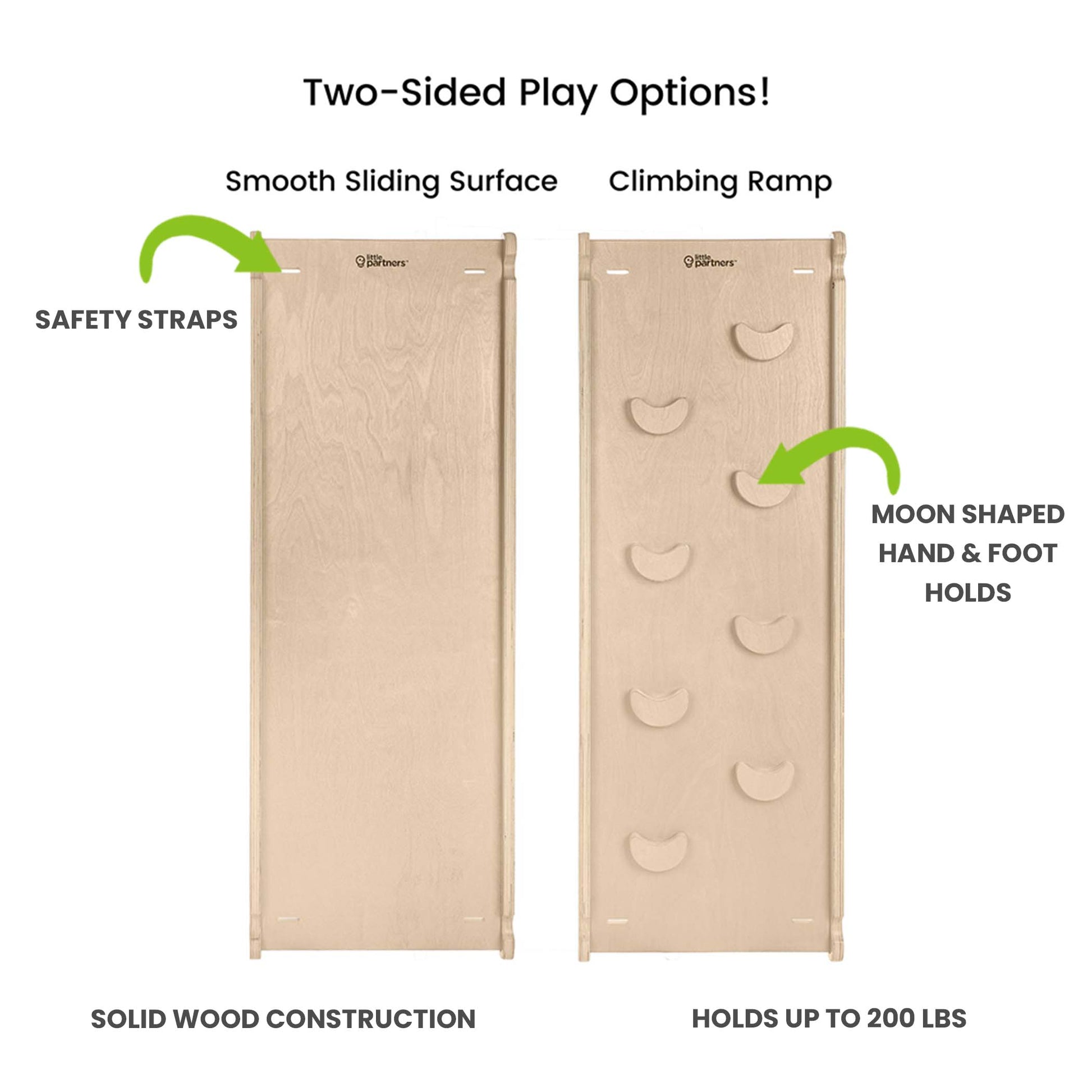 Little Partners - 2-in-1 Climbing Ramp Slide
