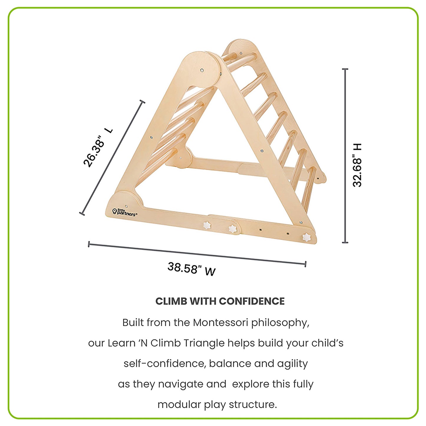 Little Partners - Learn 'N Climb Triangle - Knock Down