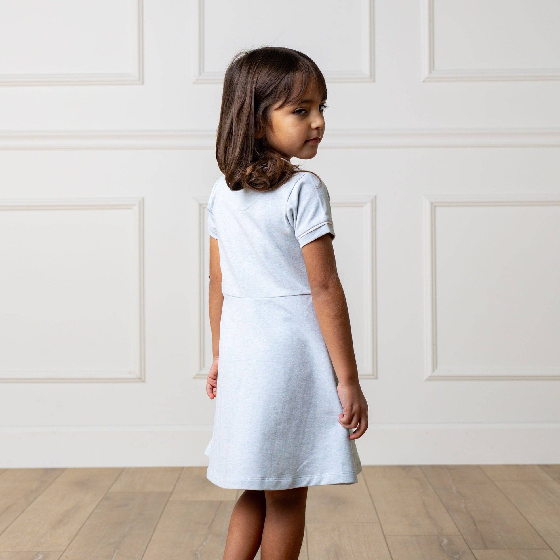 Organic French Terry Contrast Dress