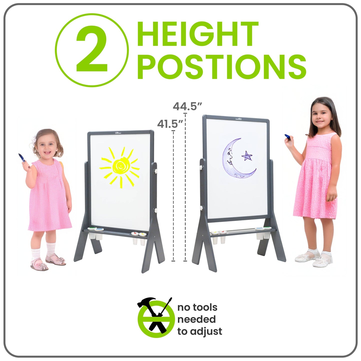 Little Partners - Peek-A-Boo Art Easel - Transparent Art Easel