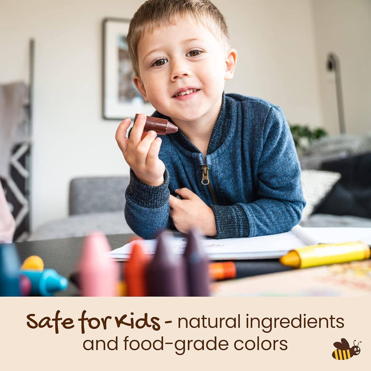 Honeysticks - Honeysticks 100% Pure Beeswax Crayons (12 Pack) - Non-Toxic