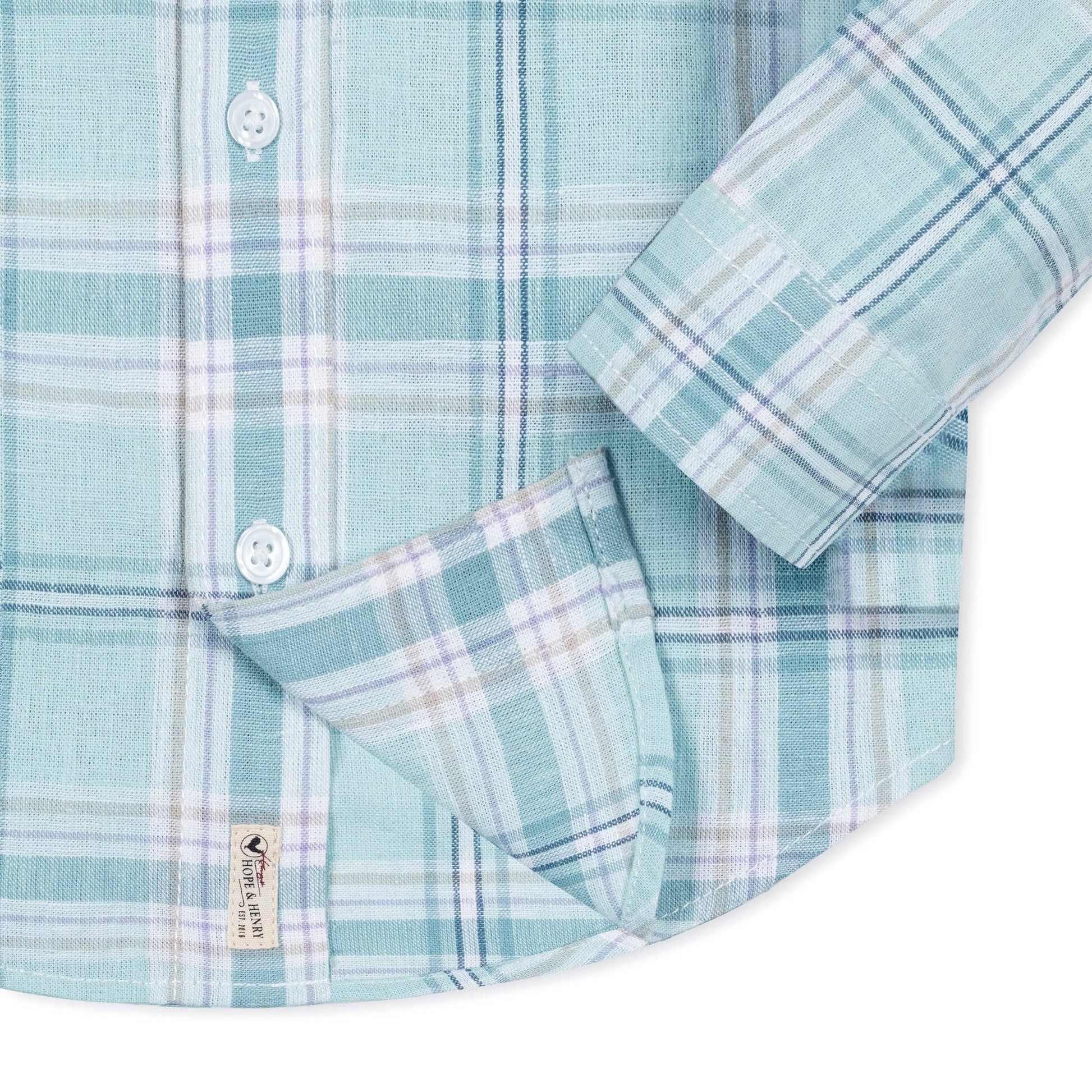 Hope and Henry - Linen Button Down Shirt