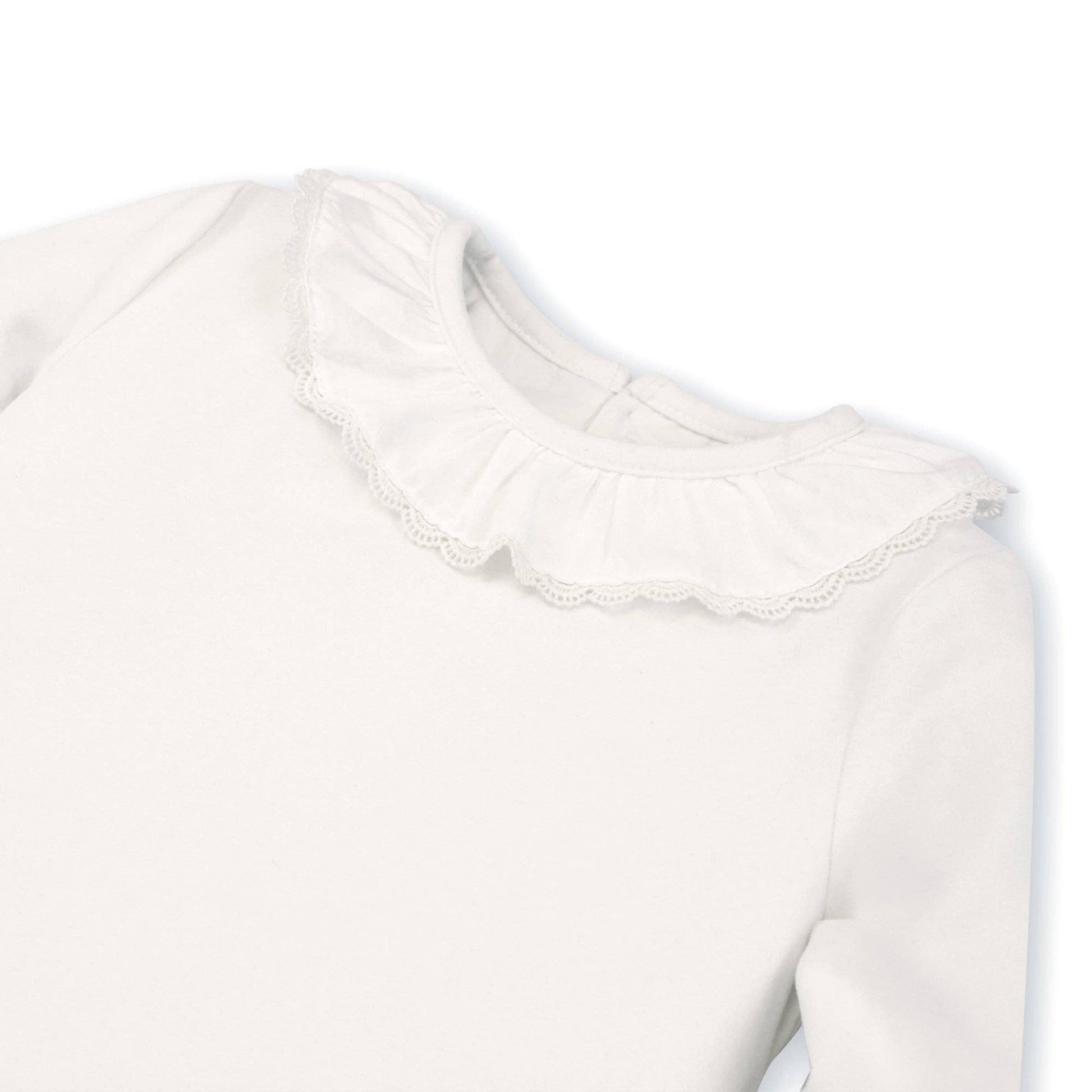 Ruffle Neck Knit Top - Baby
