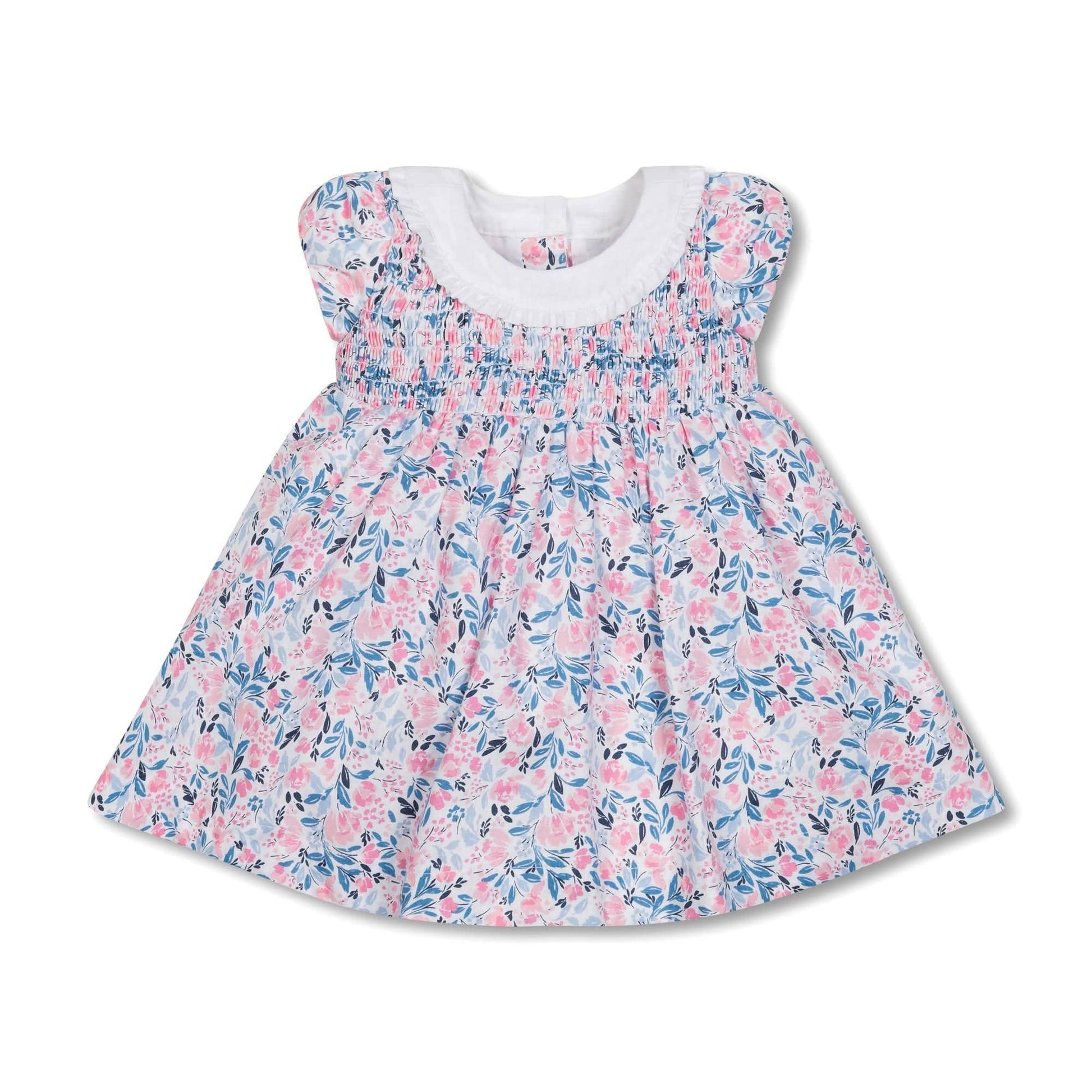 Hope and Henry - Linen Ruffle Collar Dress