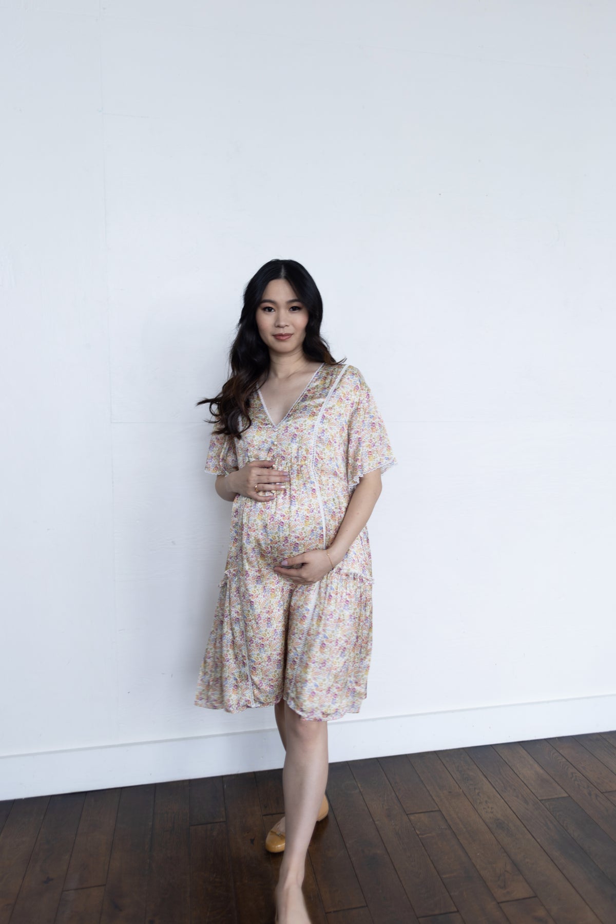 Emilia George Maternity Floral Printed Hannah Dress