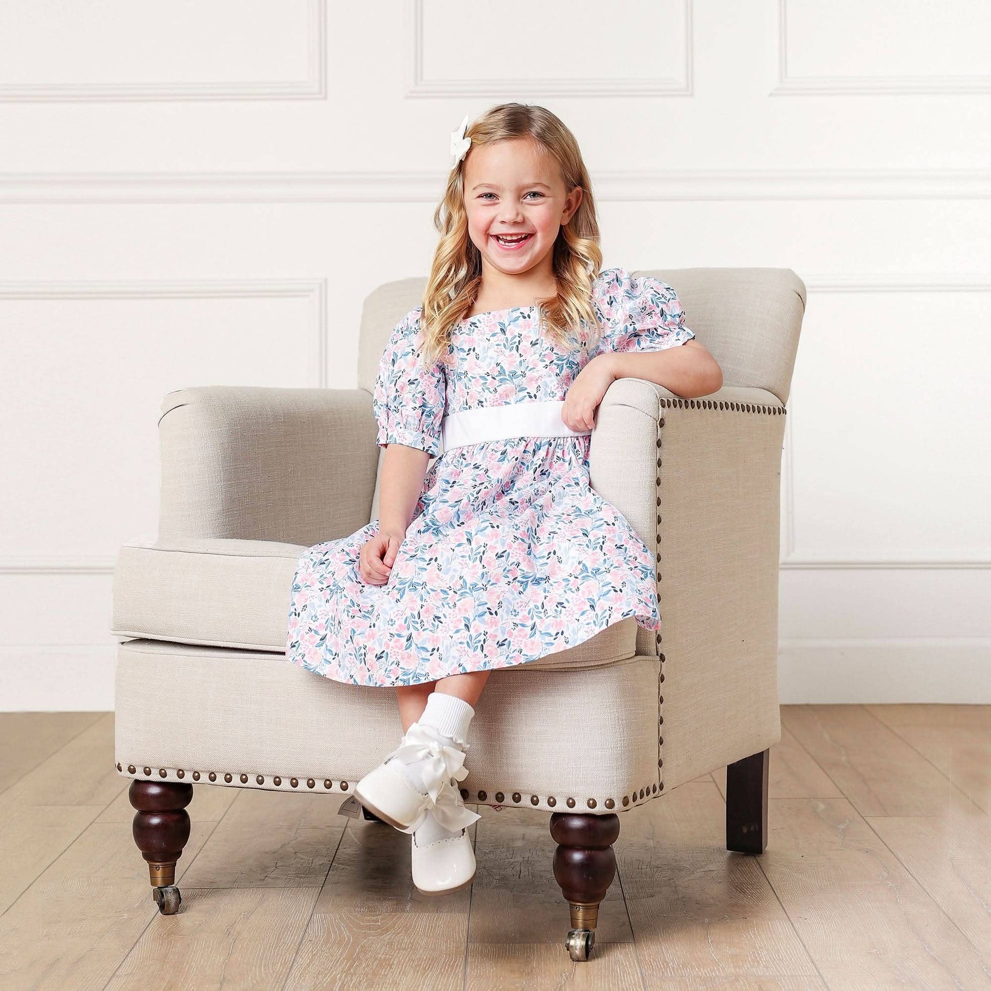 Hope and Henry - Puff Sleeve Party Dress