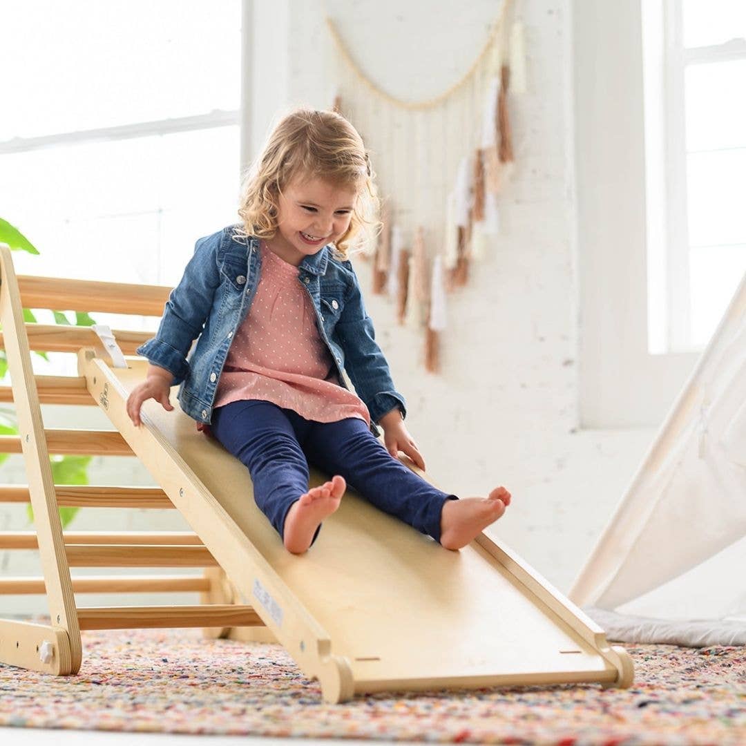 Little Partners - 2-in-1 Climbing Ramp Slide