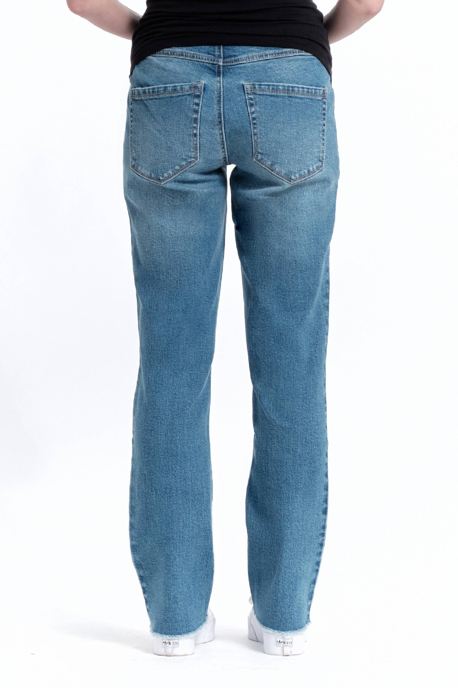 1822 Denim - Maternity 32” Relaxed Straight Leg Jean w/ Bellyband- Samuel
