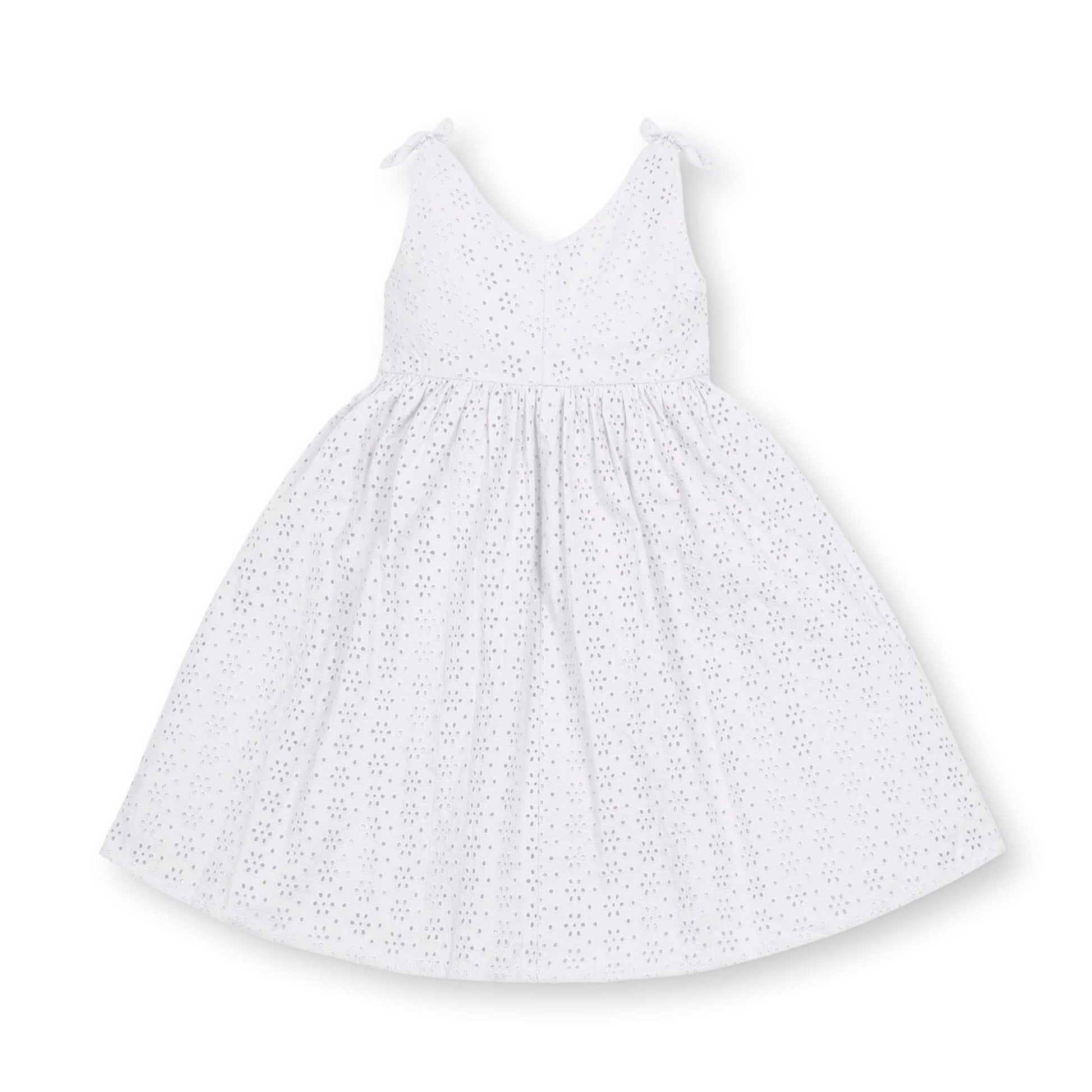 Hope and Henry - Bow Shoulder Organic Swing Dress - Baby