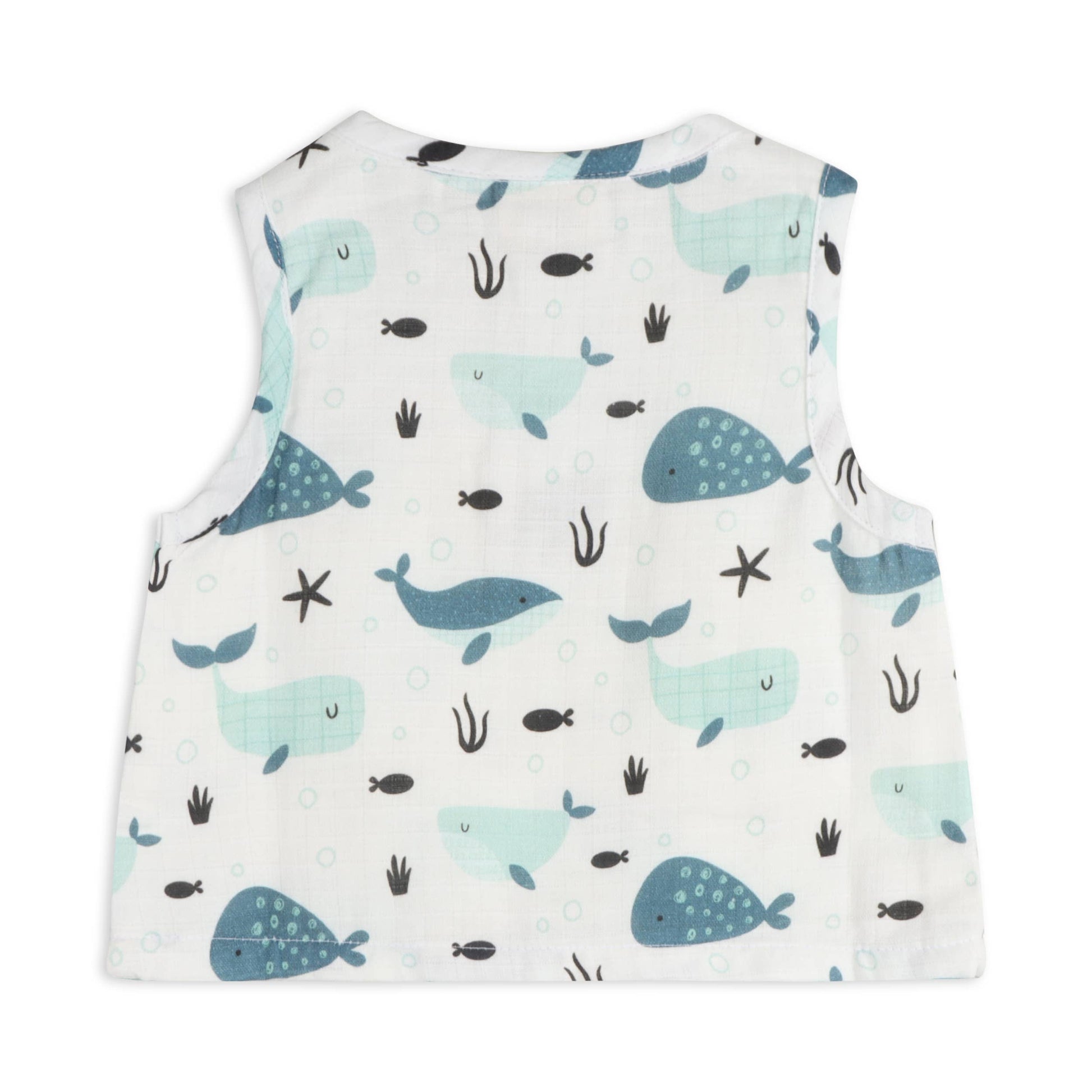 Whales Baby Top + Shorts