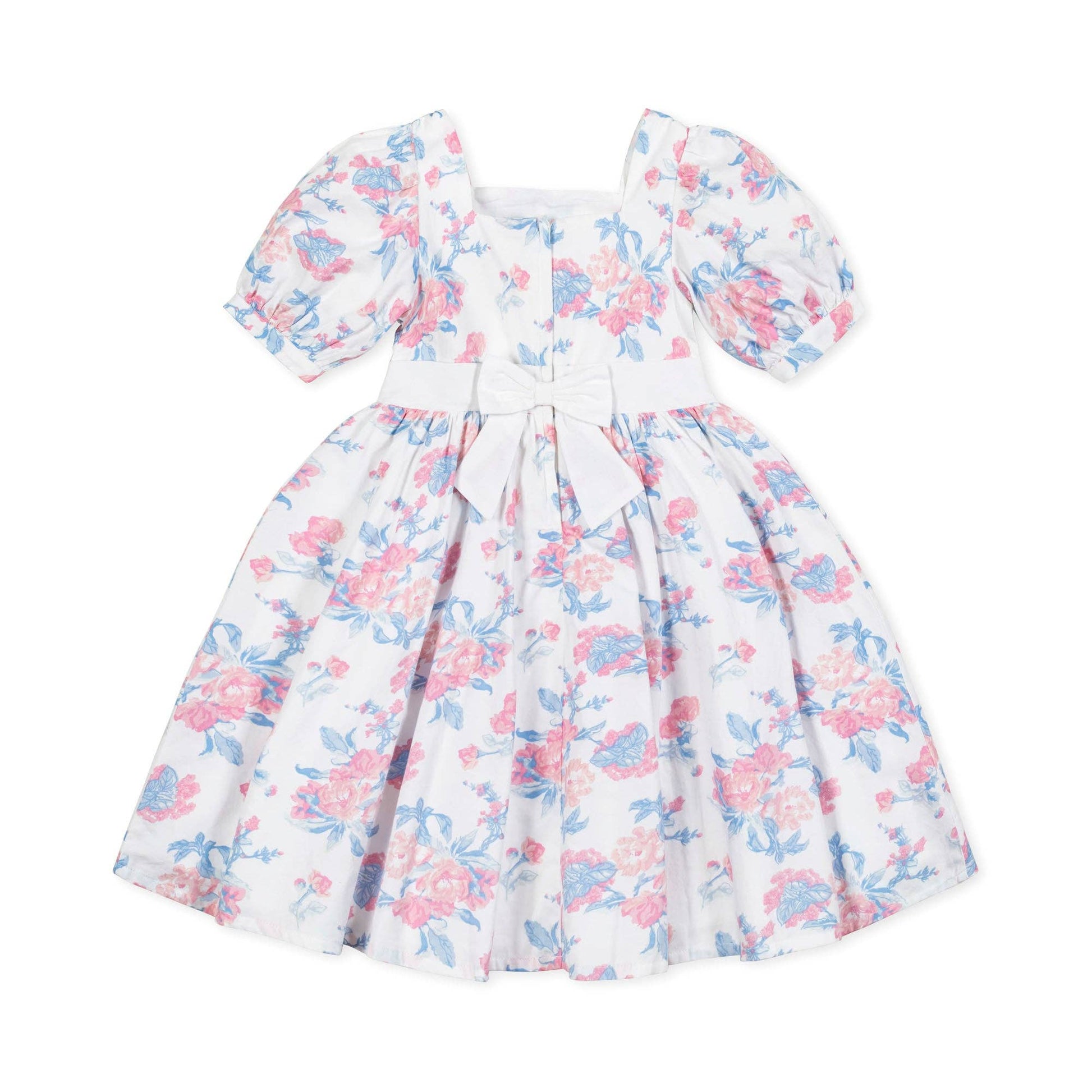 Hope and Henry - Organic Puff Sleeve Party Dress