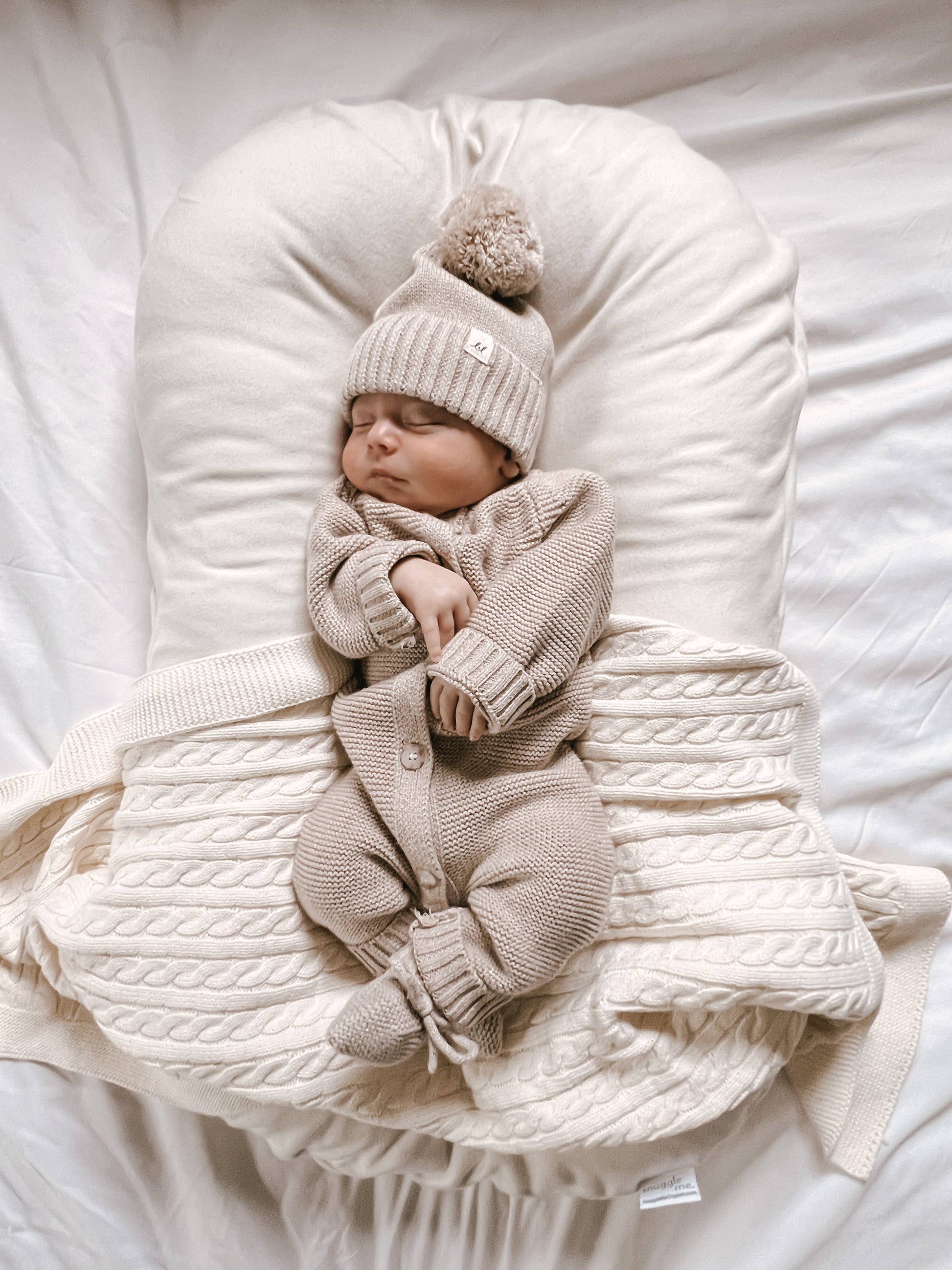 Cable Knit Baby Blanket