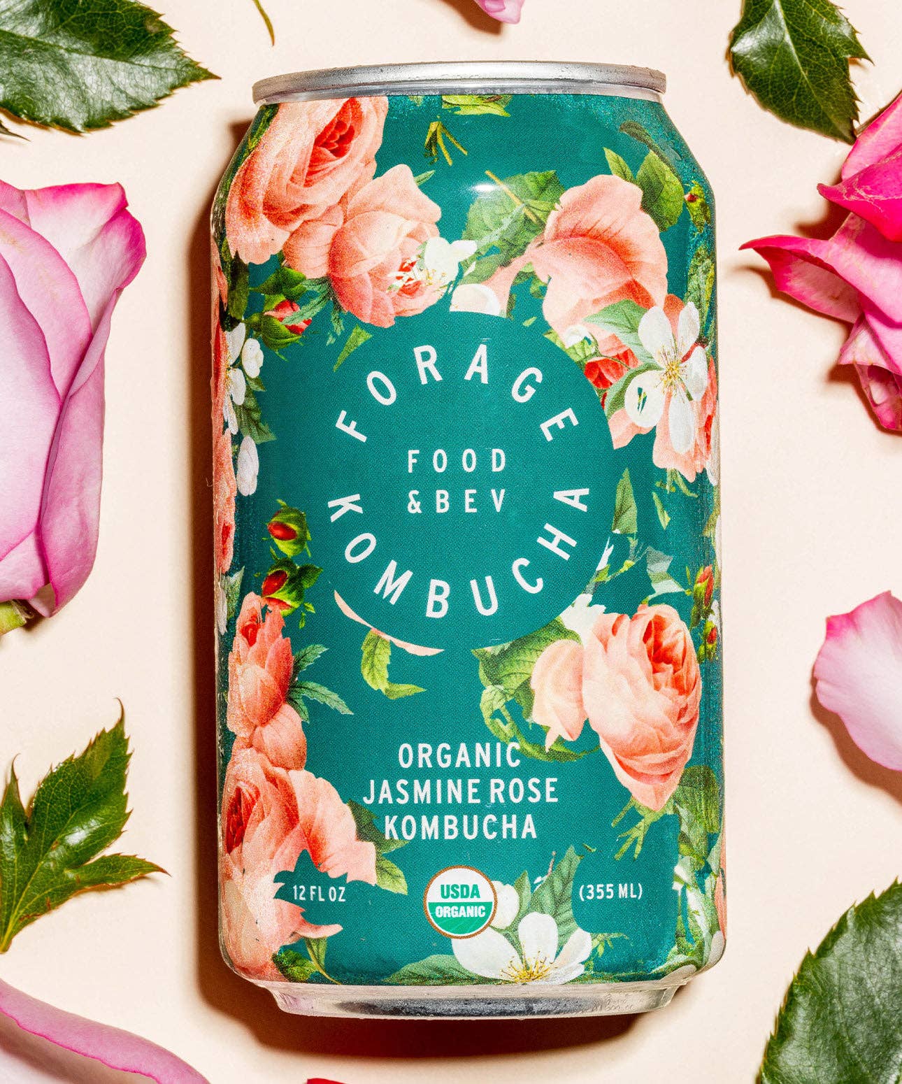 Forage Kombucha - Jasmine Rose Kombucha