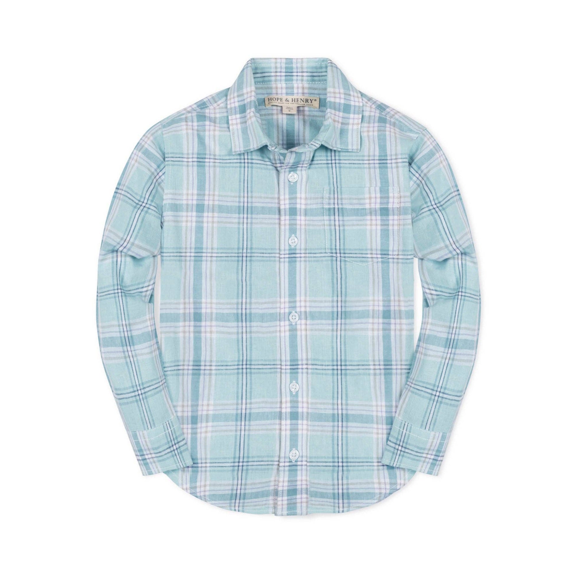 Hope and Henry - Linen Button Down Shirt
