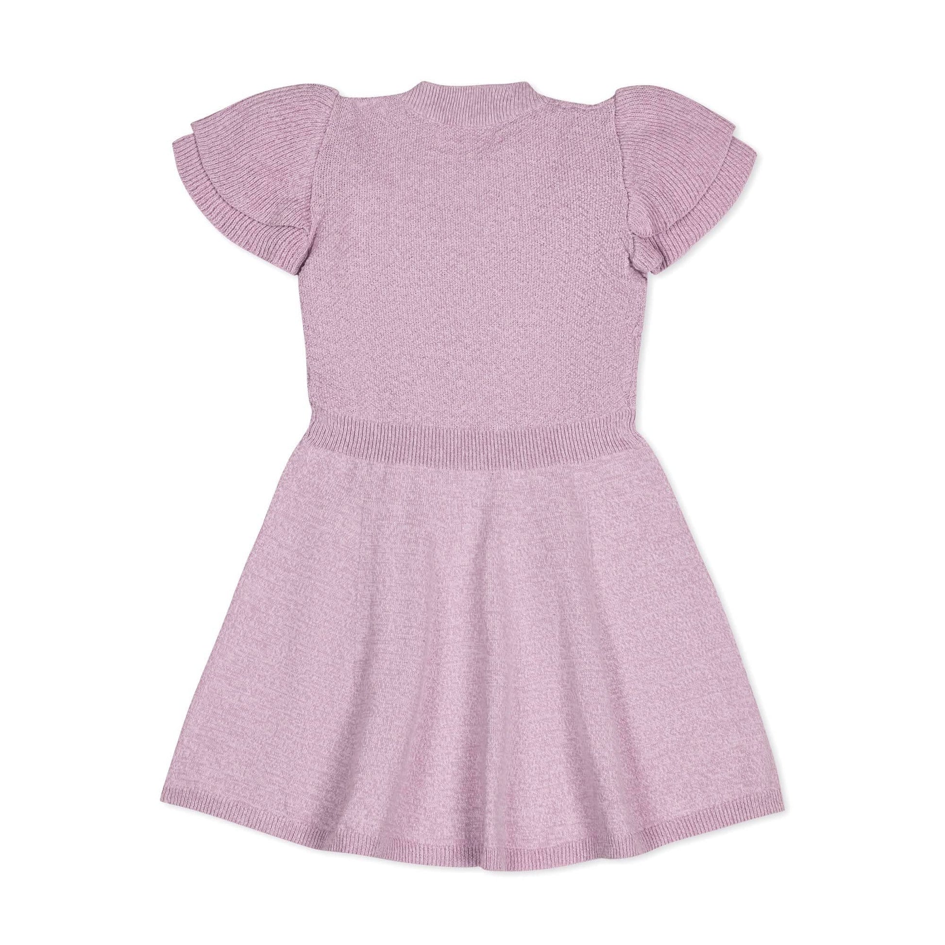 Organic Flutter Sleeve Sweater Dress