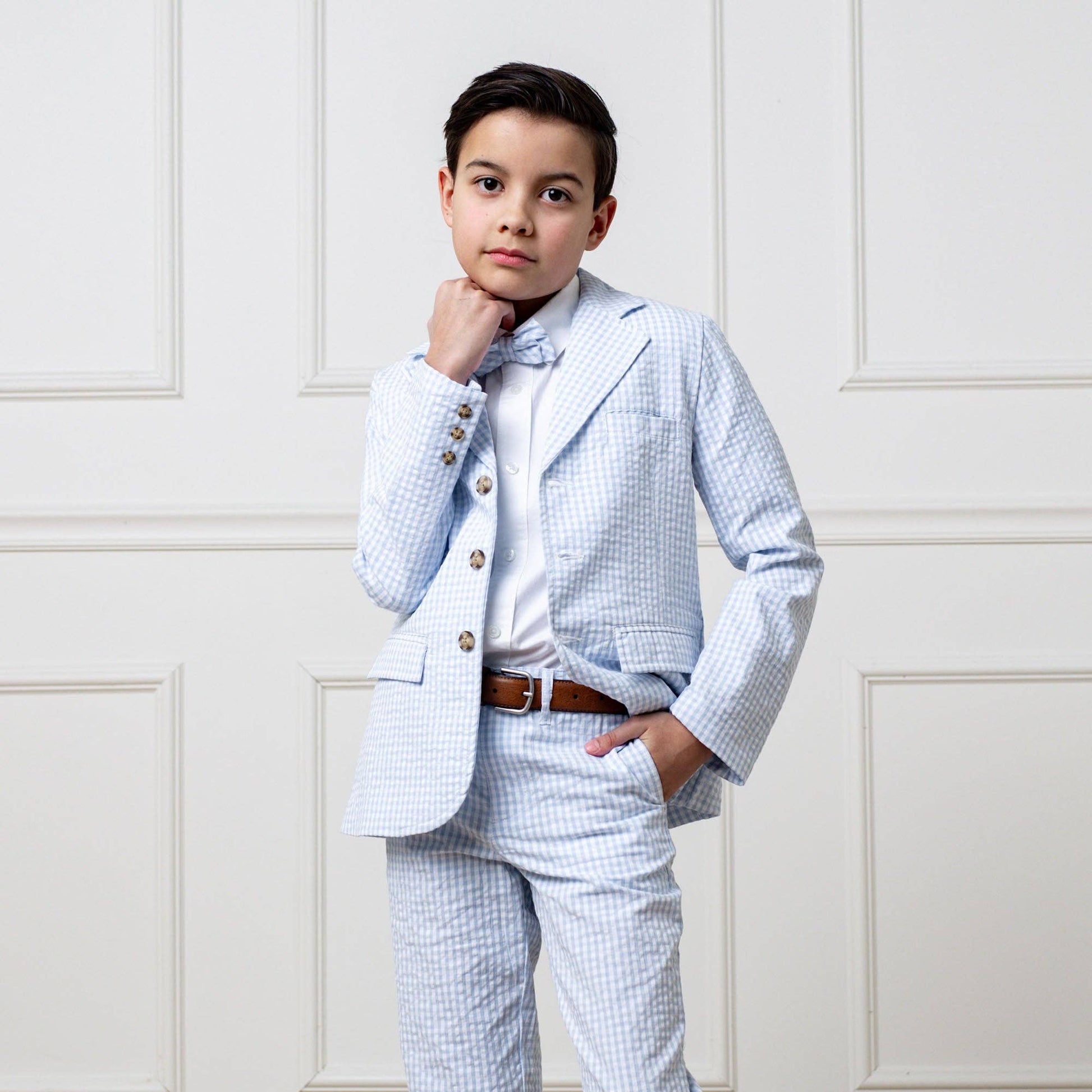 Hope and Henry - Organic Seersucker Suit Jacket