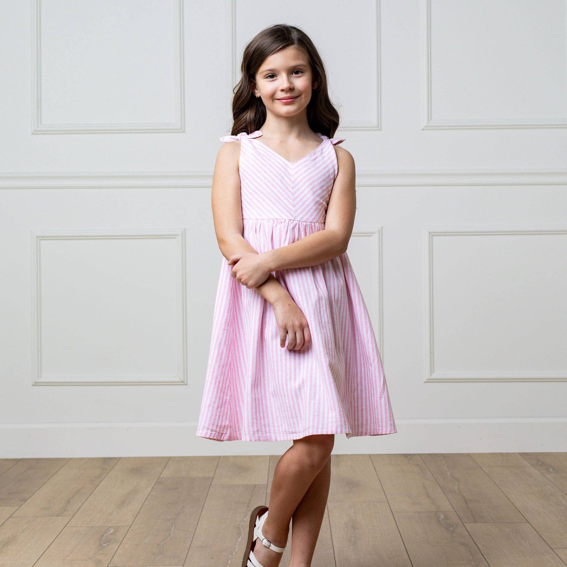 Hope and Henry - Bow Shoulder Swing Dress