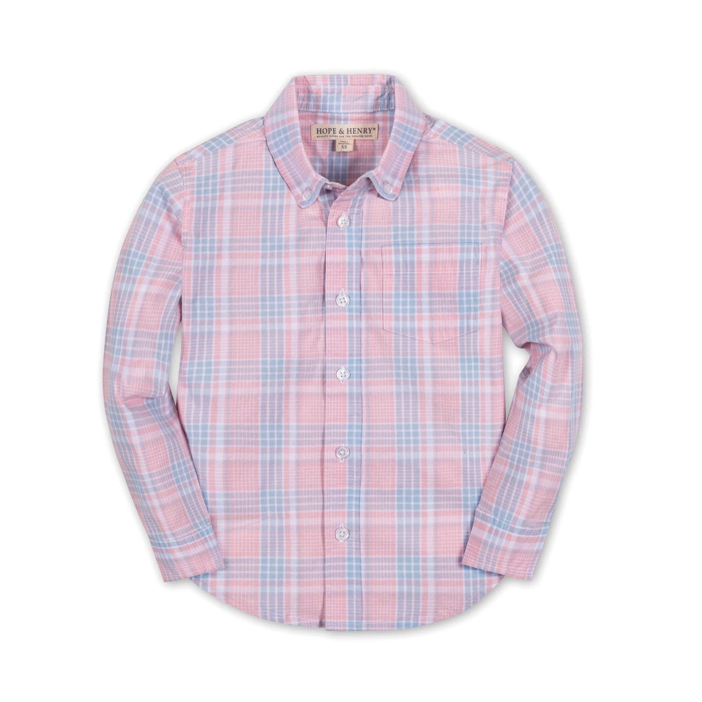 Hope and Henry - Organic Stretch Poplin Shirt