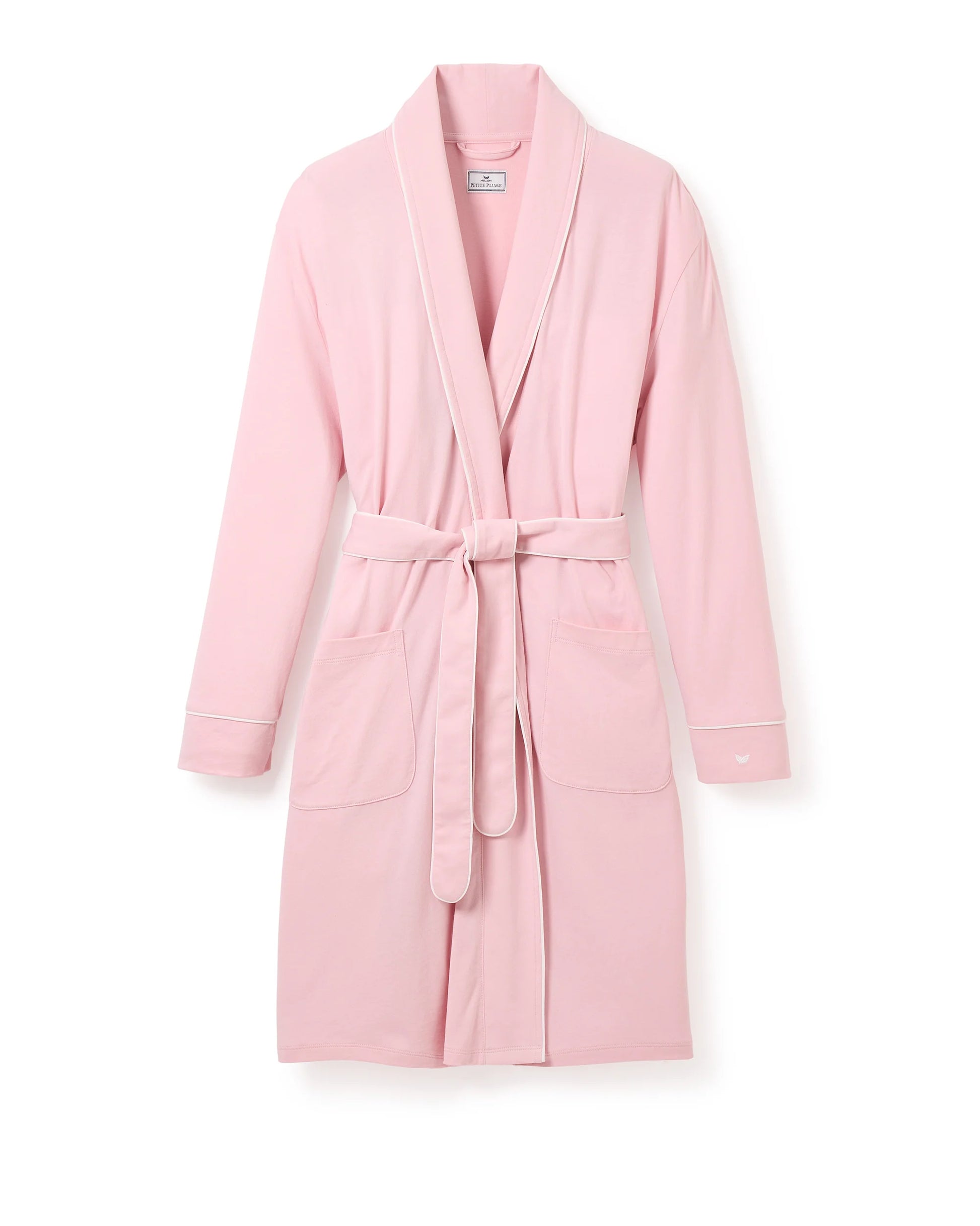 Women's Pima Maternity Robe in Pink