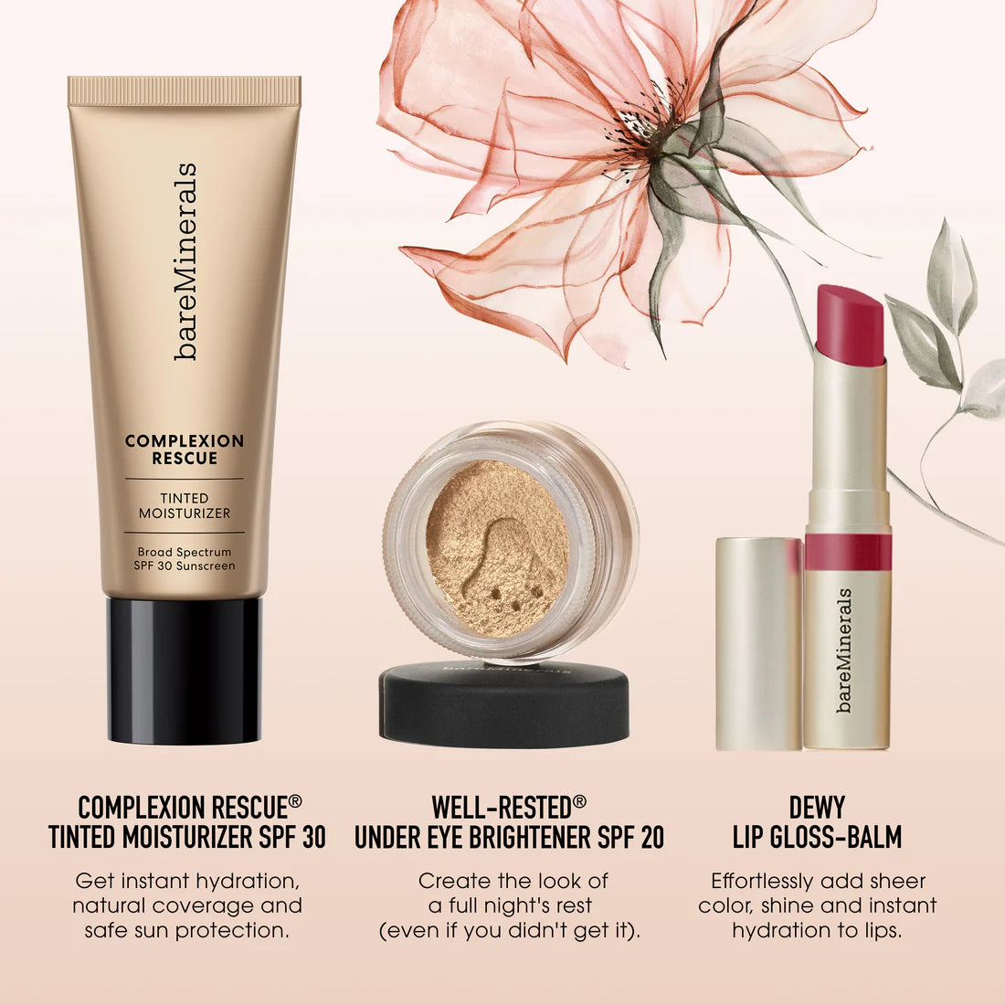 For Moms On The Glow 3 Piece Clean Beauty Set