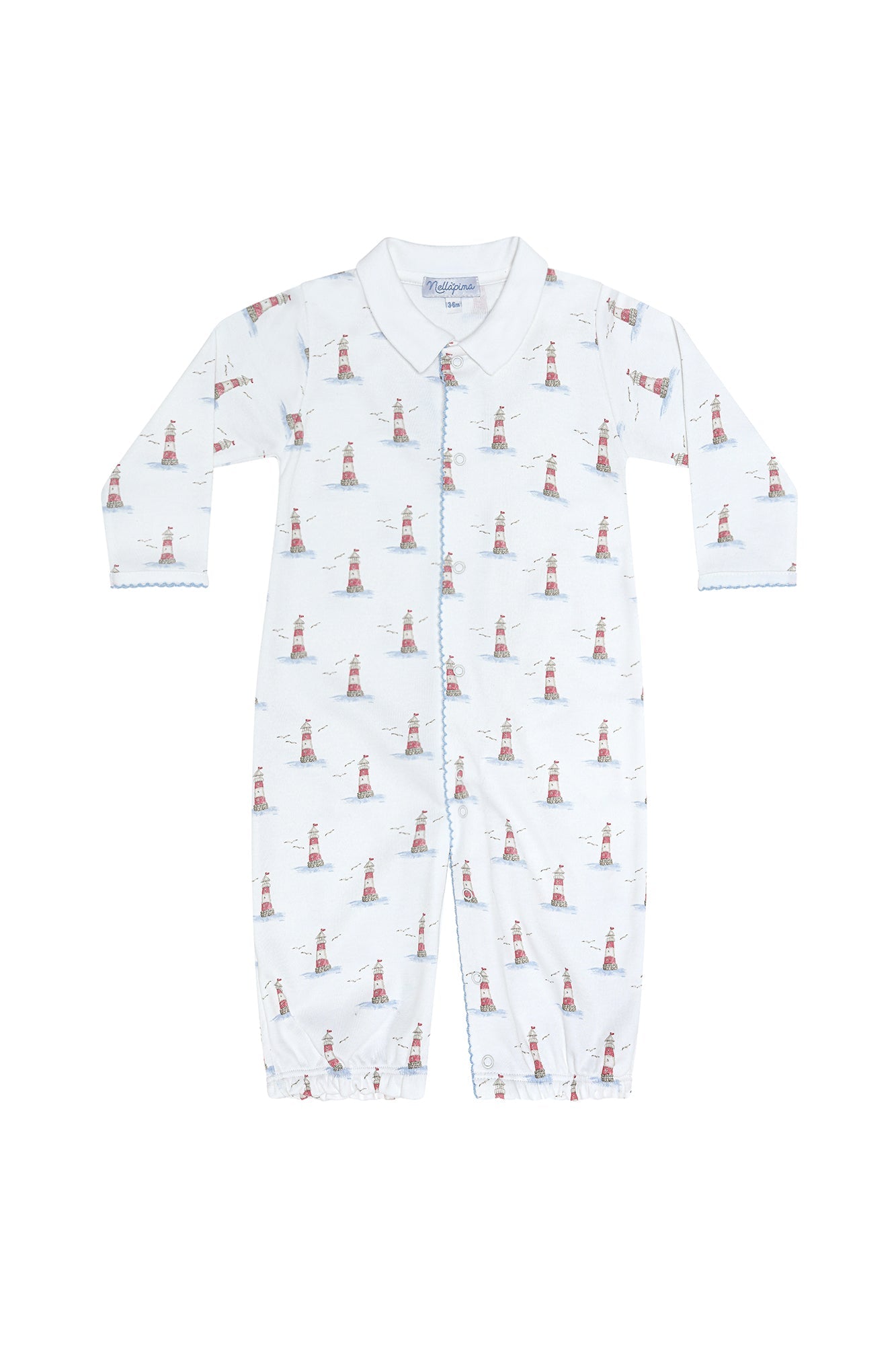 Lighthouse Print Converter Gown