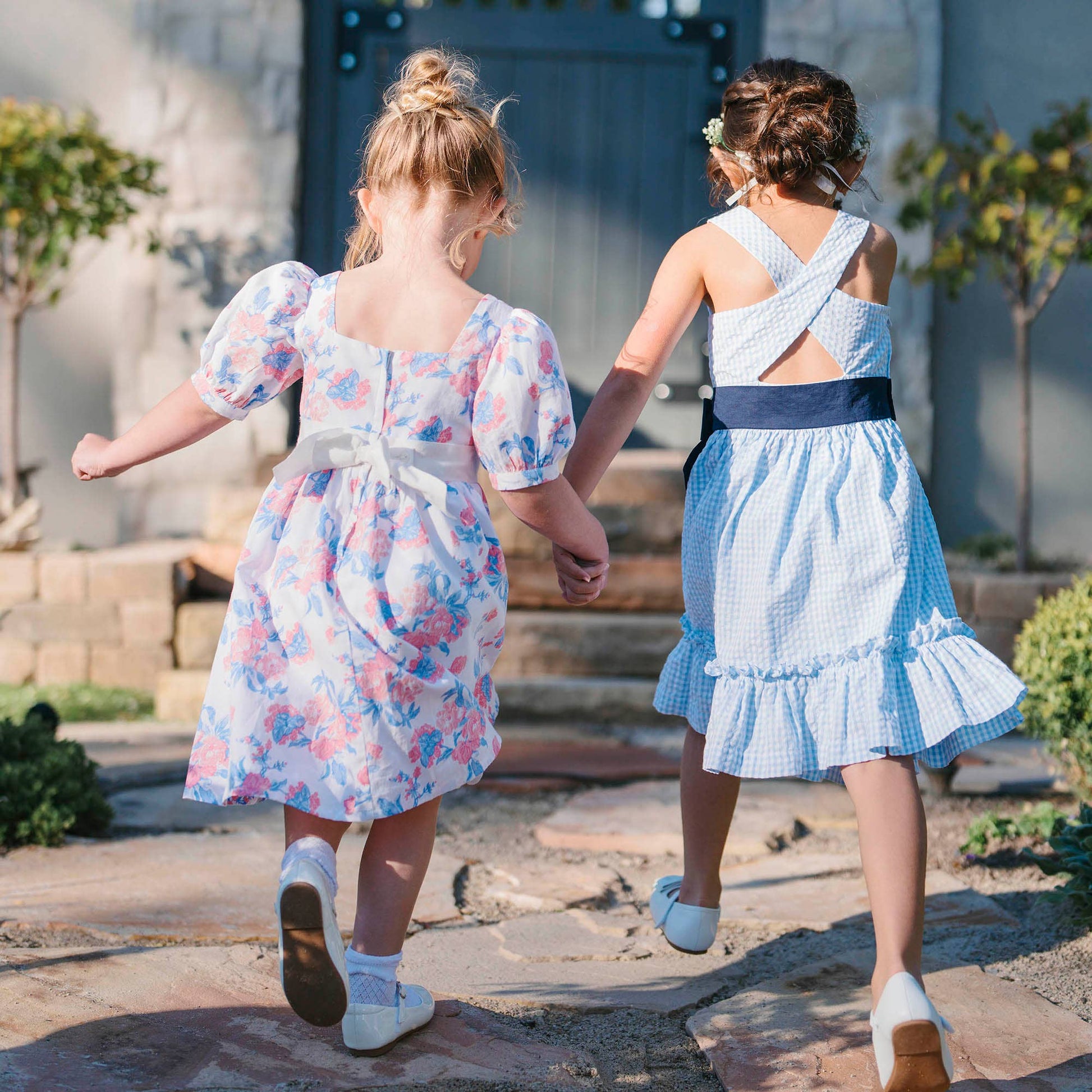 Hope and Henry - Organic Puff Sleeve Party Dress