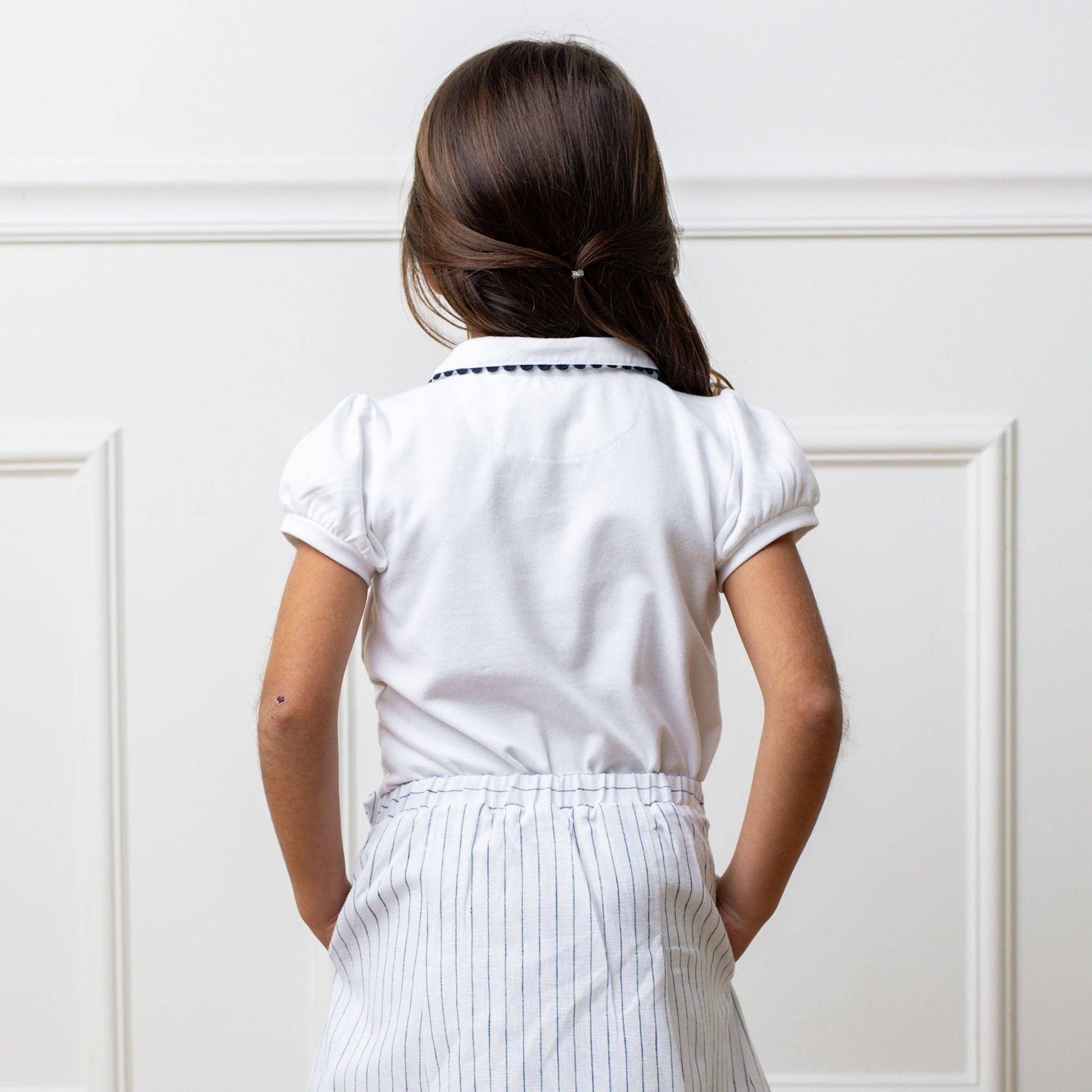 Hope and Henry - Organic Puff Sleeve Polo