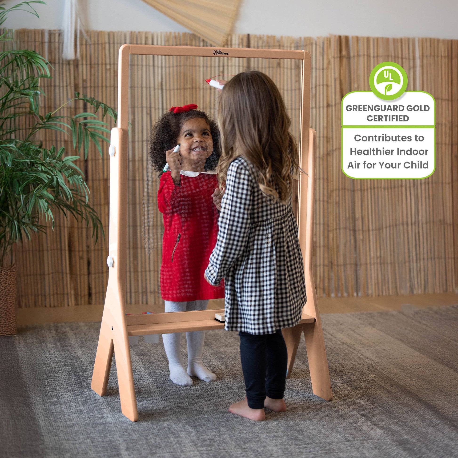 Little Partners - Peek-A-Boo Art Easel - Transparent Art Easel