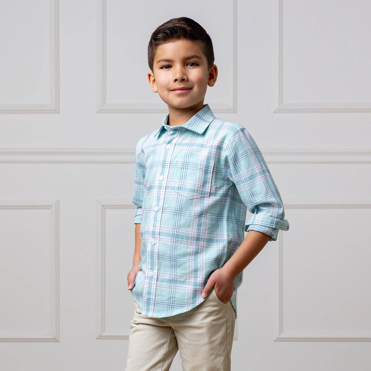 Hope and Henry - Linen Button Down Shirt