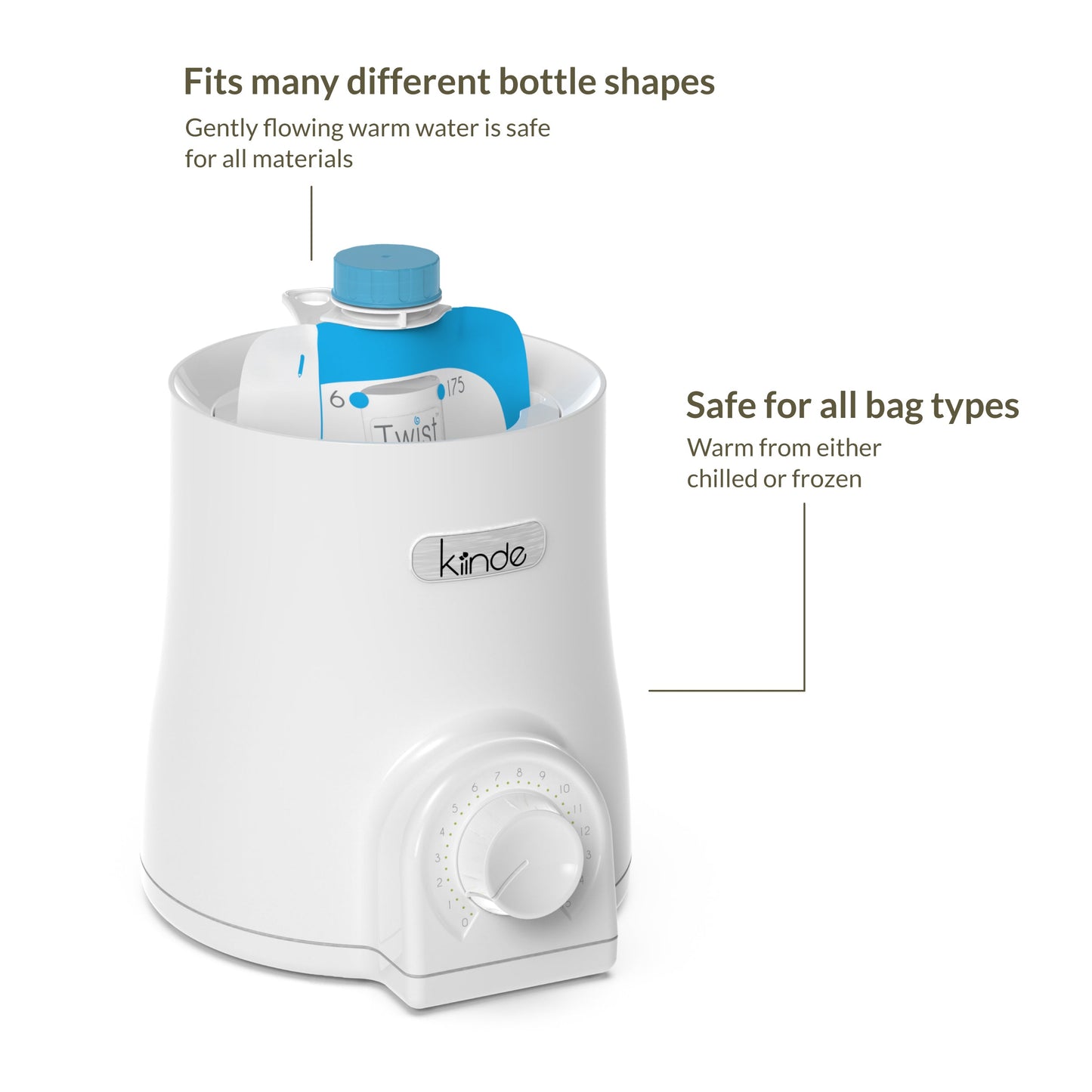 Kozii® SafeHeat Pro Breast Milk Bottle Warmer
