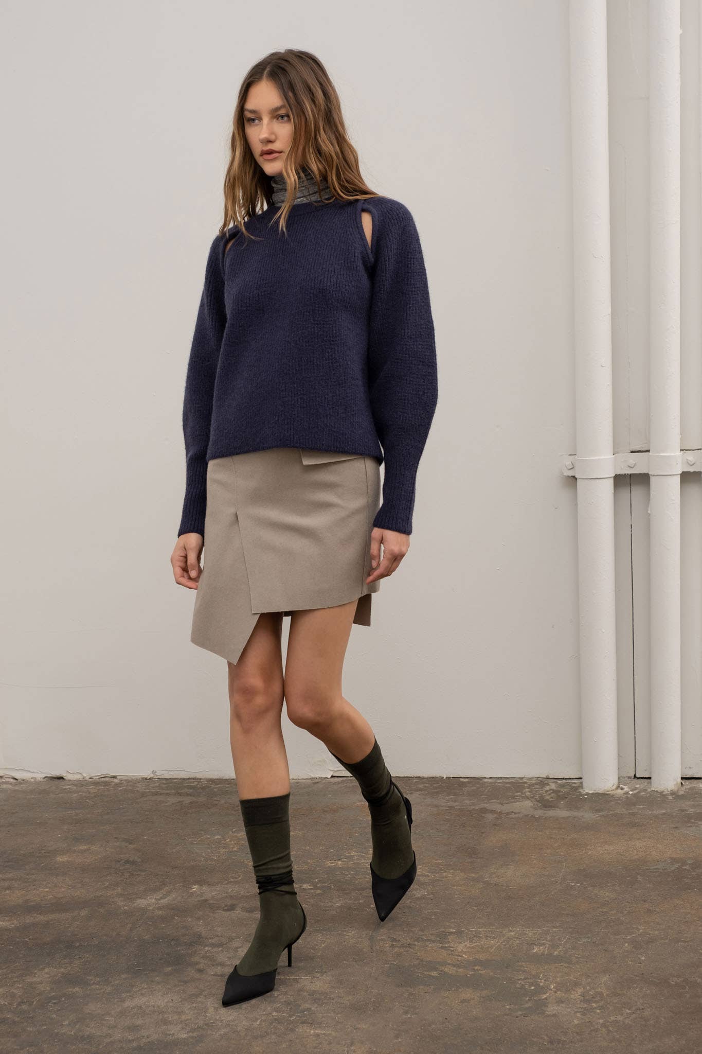 Cutout Sweater