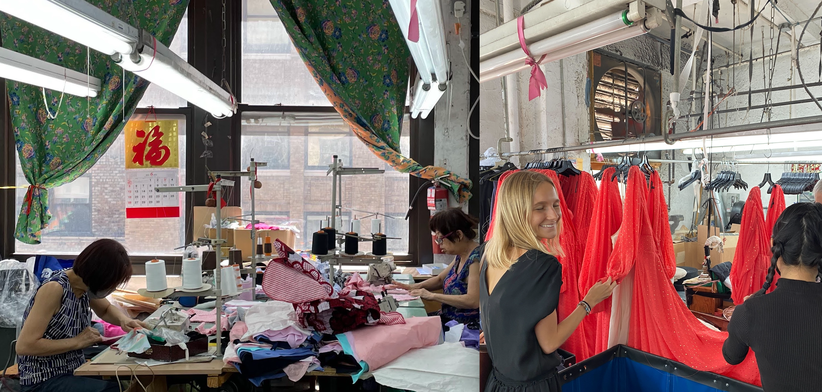 From Fabric to Fashion: a Visit to our Sewing Room