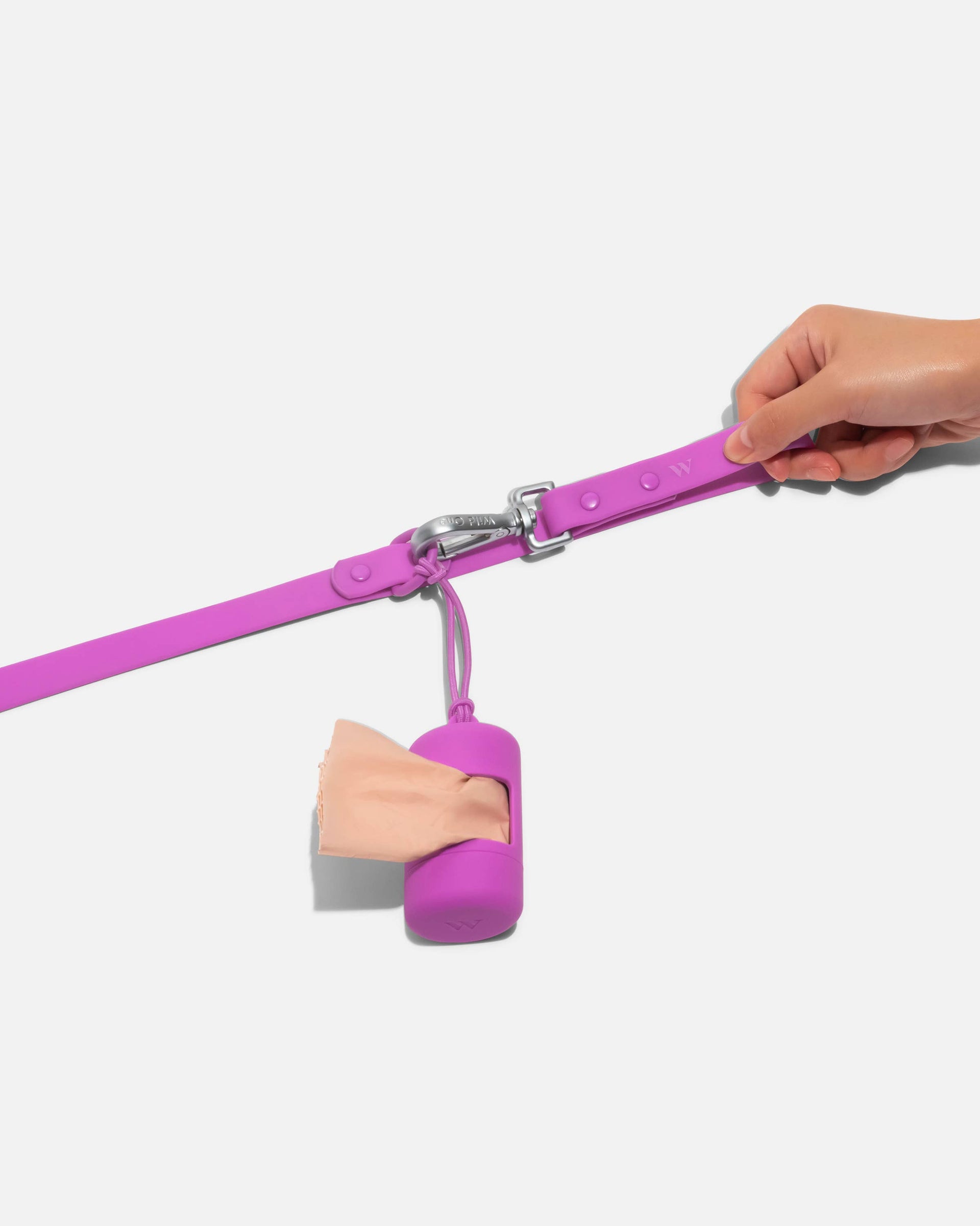 Wild One - Poop Bag Carrier Dispenser for Pets & Dogs: Blush