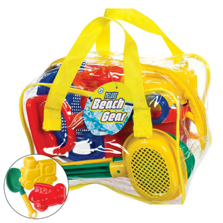 Toysmith - Deluxe Beach Set With Shovel, Bucket, Sifter, Molds