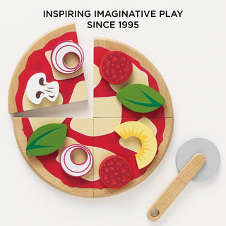 Le Toy Van - Pizza & Toppings with Slice Cutter