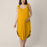 Ruffle Strap Labor & Delivery Gown | Honey