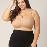 Sublime® Hands-Free Pumping & Nursing Bra | Beige