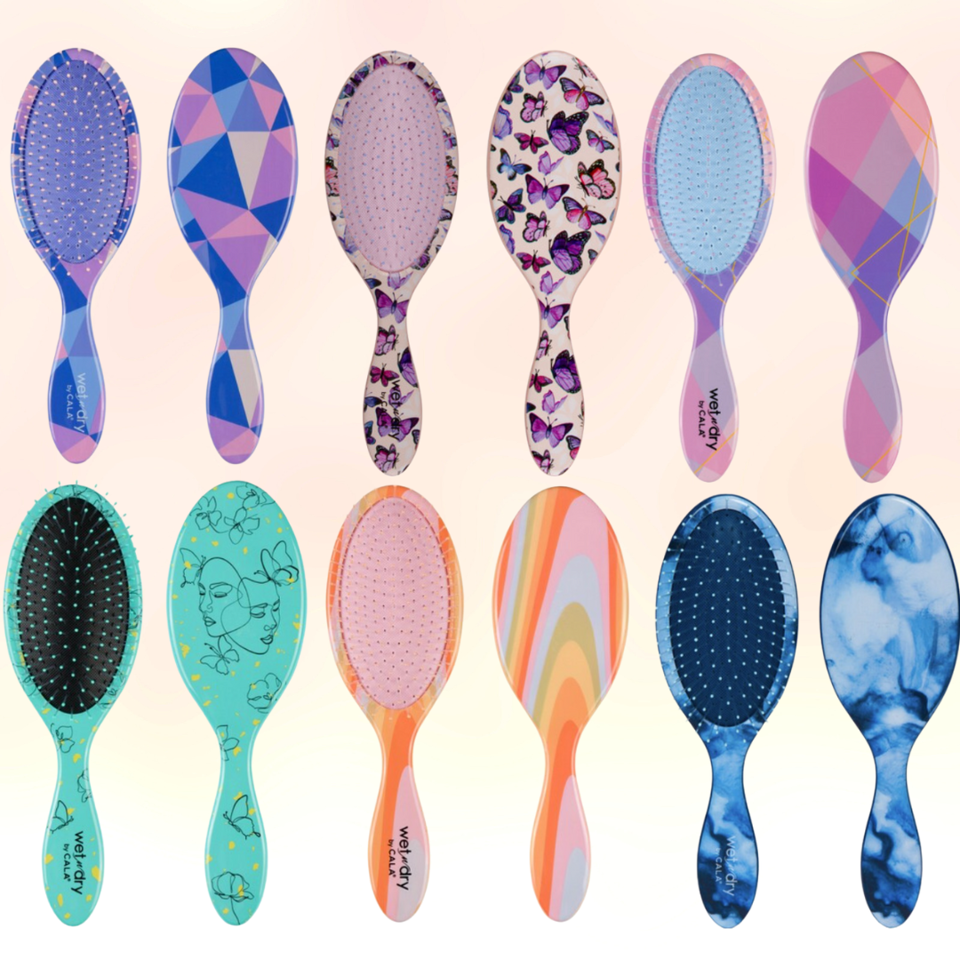 CALA Wet-n-Dry Detangling Hair Brush