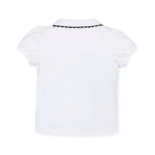 Hope and Henry - Organic Puff Sleeve Polo