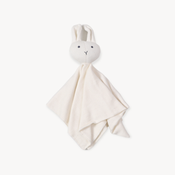 Image of Bunny -Organic Baby Lovey Security Knit Blanket Cuddle Cloth