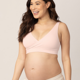 Sublime® Adjustable Crossover Nursing & Lounge Bra | Soft Pink