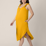 Ruffle Strap Labor & Delivery Gown | Honey