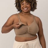 Sublime® Hands-Free Pumping & Nursing Bra | Latte