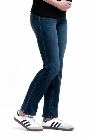 1822 Denim - Maternity 30" Better Butter Slim Straight Jean in Lanie