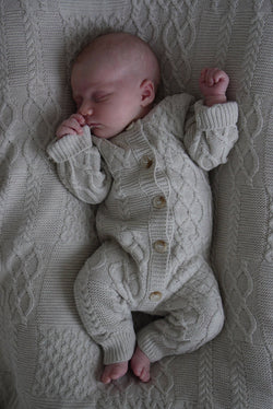 Image of Luna + Luca Mixed Knit Jumpsuit