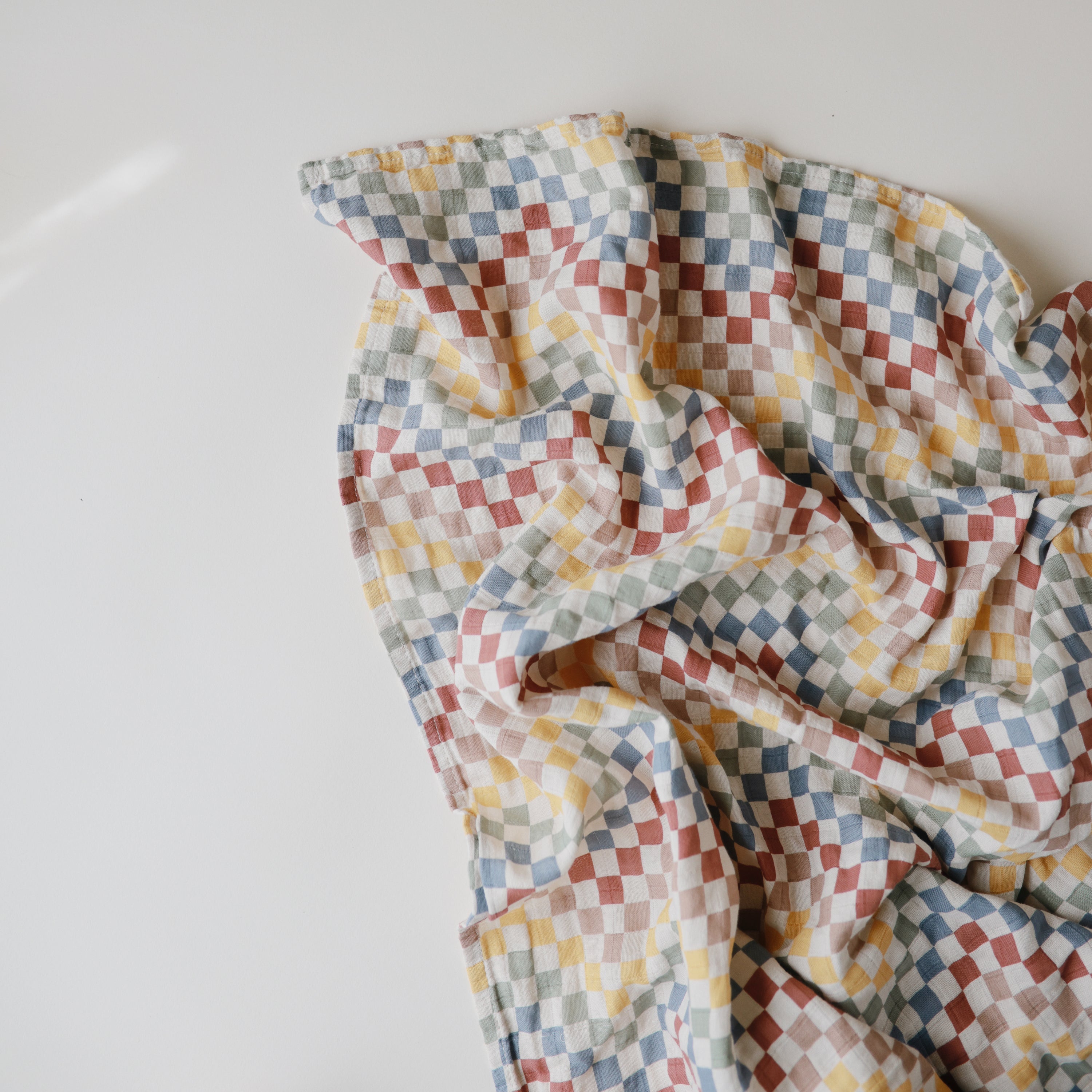Image of Organic Cotton Muslin Swaddle Blanket