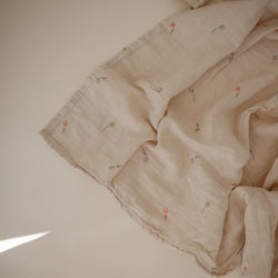 Image of Organic Cotton Muslin Swaddle Blanket