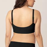 Sublime® Adjustable Crossover Nursing & Lounge Bra | Black