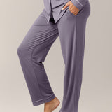 Clea Bamboo Long Sleeve Pajama Set | Granite